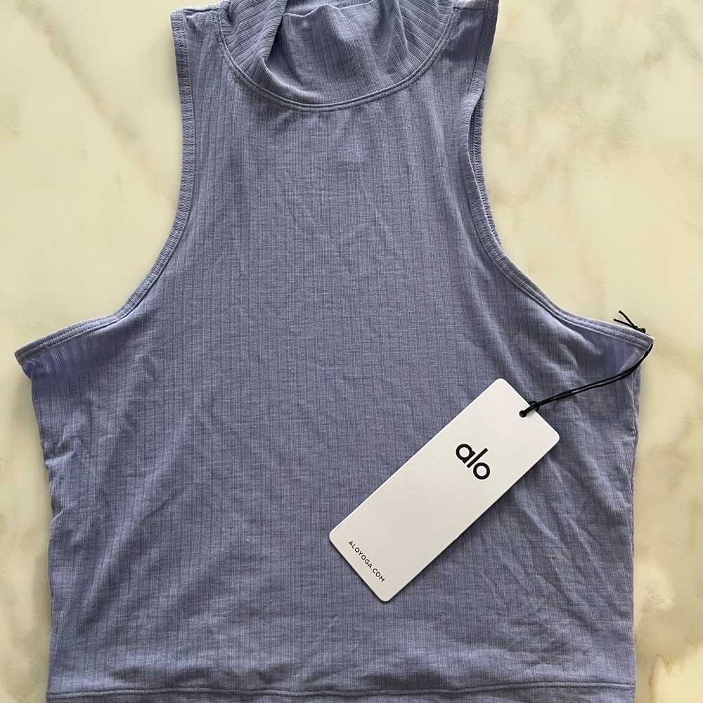 ALO Yoga Women's Light Purple Tank Top